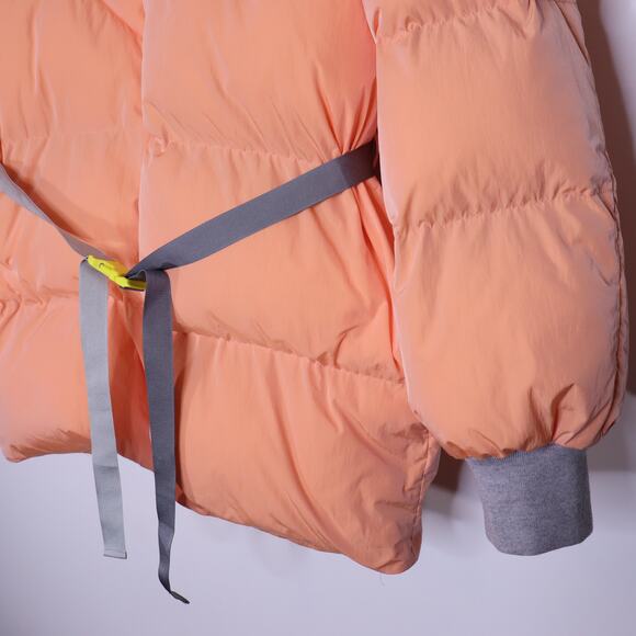 STELLA McCARTNEY NEW Kayla Quilted Down Puffer Jacket Orange Women's 50/16 - Picture 6 of 15